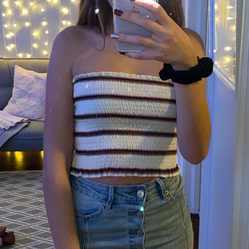 Zaful Striped Tube Top NWT